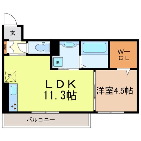 Ribera Square B棟の物件間取画像